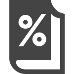 Book Percent SVG Icon